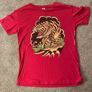 Ed Hardy Red Tiger Short Sleeve Tee